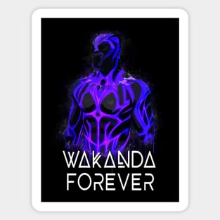 Wakanda Forever Black Panther Sticker